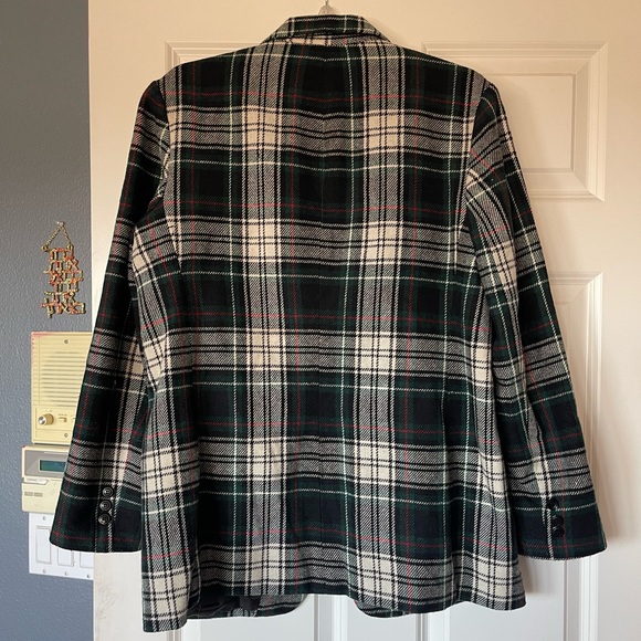 White Stag plaid blazer size 10 - Picture 4 of 4